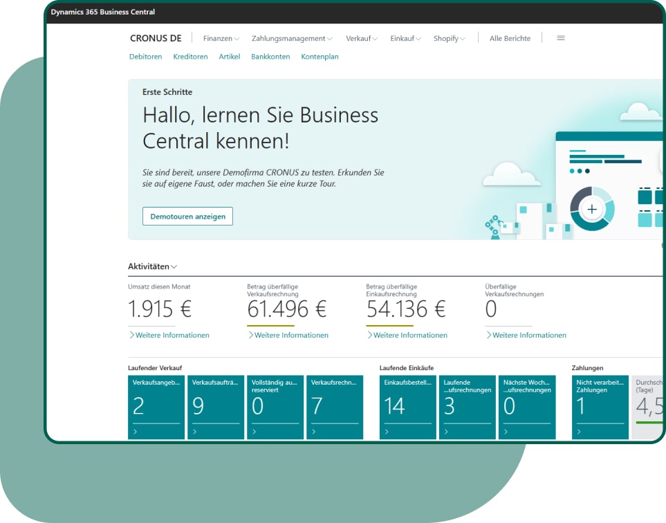 Optimieren Sie Ihre Geschäftsprozesse mit Microsoft Dynamics 365 Business Central!